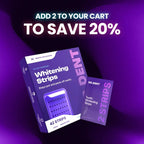 DRDENT Purple Teeth Whitening Strips – 7/21 Whitening Sessions – Non Sensitive Teeth Whitening – Peroxide-Free