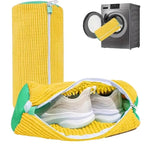 Laundry Shoe Washing Bag for Washing Machine - Protect Your Footwear during the Wash Accessories shoe washing,Mesh Accessory mesh laundry Grey