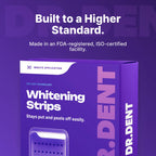 DRDENT Purple Teeth Whitening Strips – 7/21 Whitening Sessions – Non Sensitive Teeth Whitening – Peroxide-Free